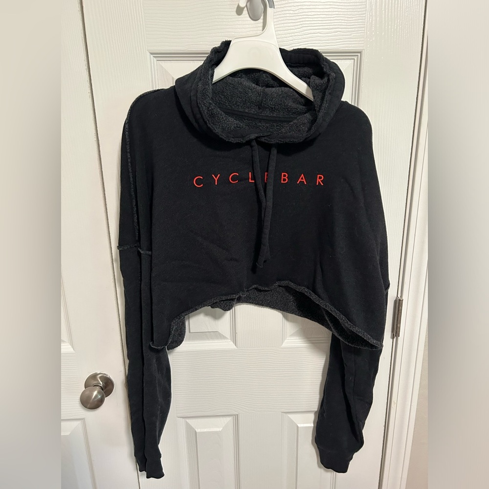 CycleBar XL Cropped Hoodie Sweatshirt